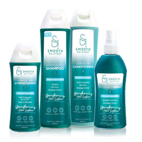 Moisturizing Shampoo | Deep Conditioning Leave-In Conditioner | Thermal Hair Strengthener | Radiant Spray